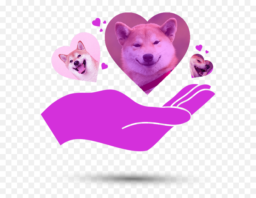 What Is Doge Killer - Logo Of Hands With Heart Emoji,Doge Emoticon Art