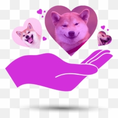 What Is Doge Killer - Logo Of Hands With Heart Emoji,Doge Emoticon Art