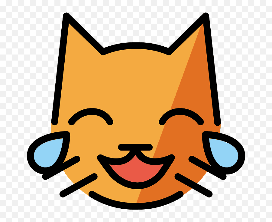 Cat With Tears Of Joy Emoji - Portable Network Graphics,Emoji De Risa