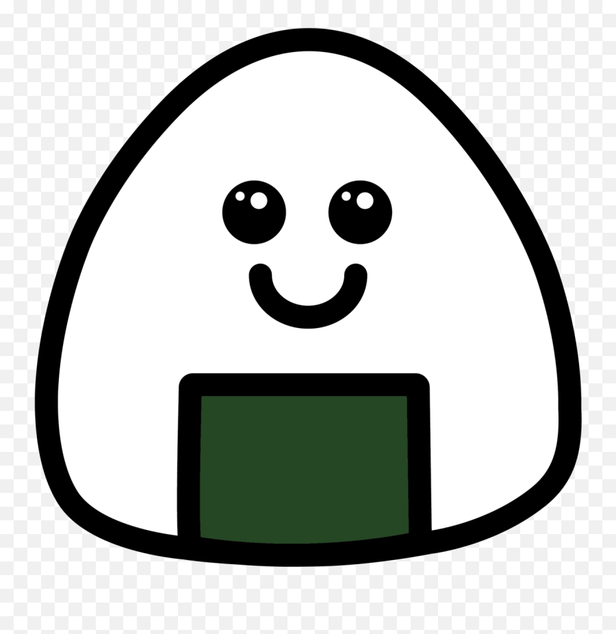 Onigiri - Dot Emoji,Onigiri Emoticon For Discord
