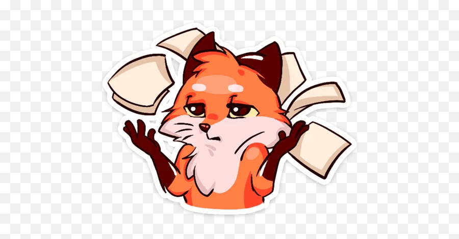 33 Ide Fox Sticker - Png Emoji,Whatsapp Emojis Fuchs