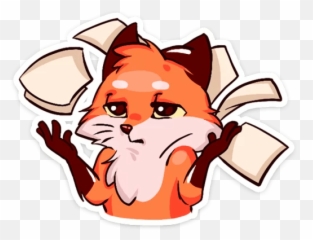 33 Ide Fox Sticker - Png Emoji,Whatsapp Emojis Fuchs
