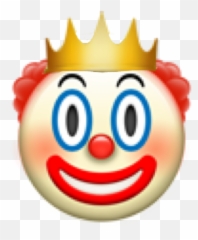 The Most Edited Itried Picsart - Clown Emoji With Balloons,Anime Thighs Emoticon