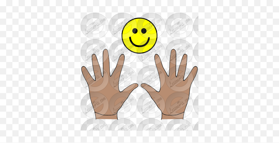 Nice Hands Picture For Classroom Therapy Use - Great Nice Emoji,Emoticon 2 Hands