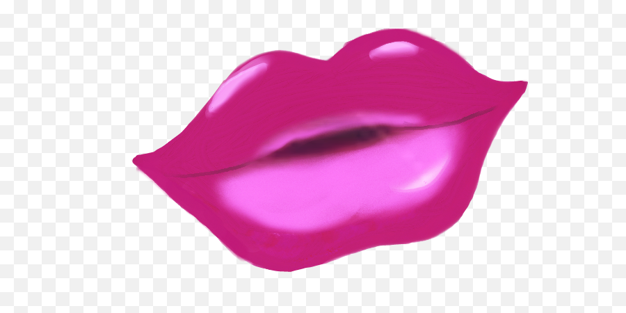 Lips Mouth Makeup Kiss Sticker - Girly Emoji,Kiss Emoji Makeup