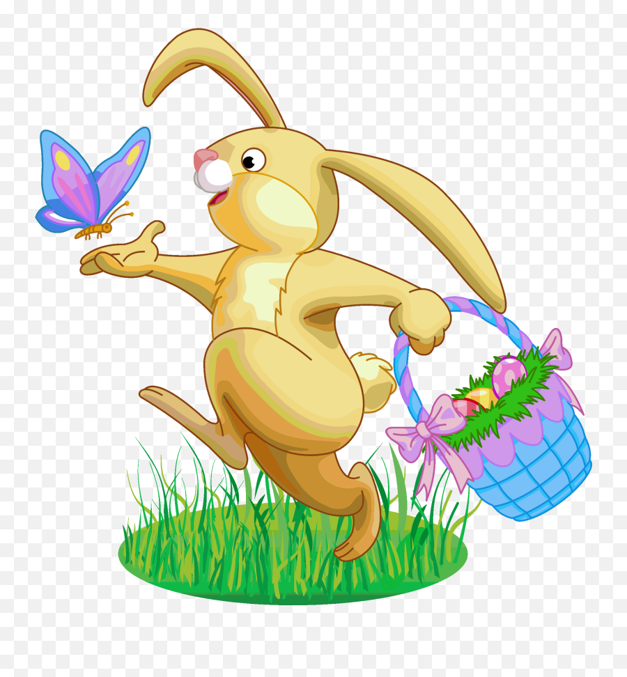 Funny Easter Bunny Clipart - Clipartix Easter Bunny Free Clipart Emoji,Bunny Emoji