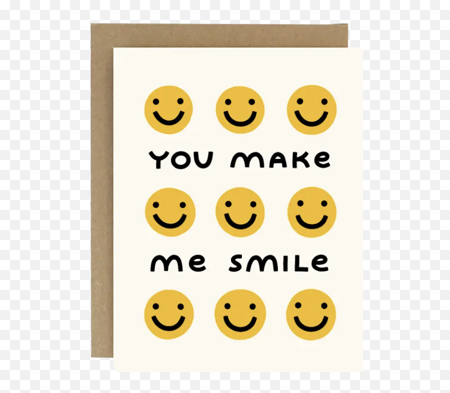 You Make Me Smile Card Emoji,Gift Card Emoji