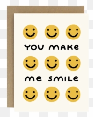 You Make Me Smile Card Emoji,Gift Card Emoji