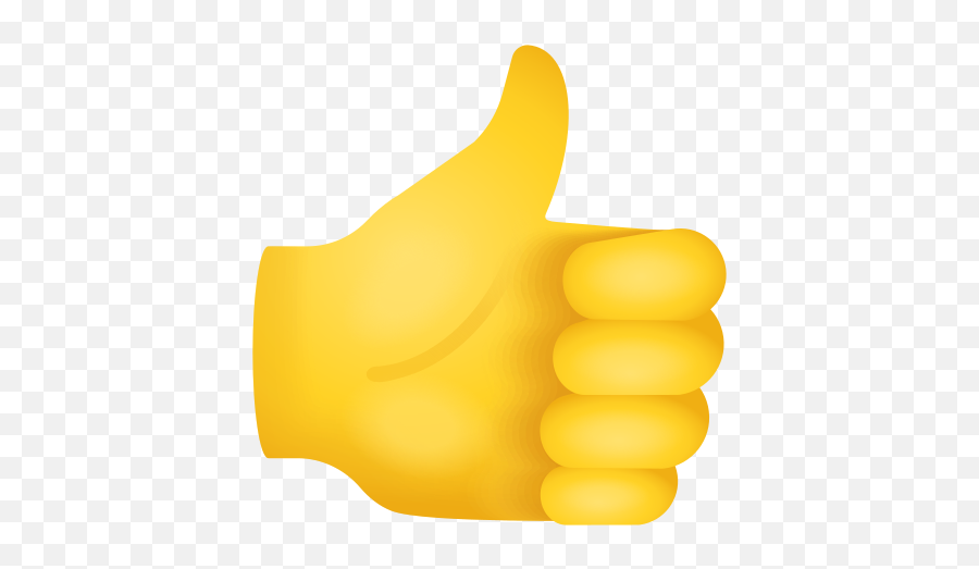 Thumbs Up Icon In Emoji Style,Large Birthday Emojis