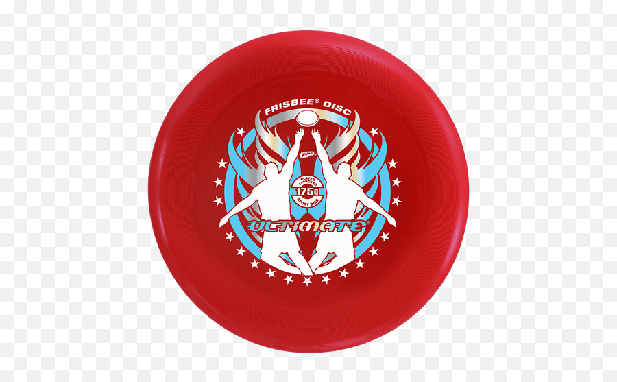 Ultimate Frisbee Disc Red 175gr - Breizh Rider Emoji,Frisbee Emojiy