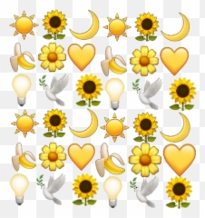 Tumblr Trend Yellow Banana Emoji - Banana Emoji Background,Banana Emoji