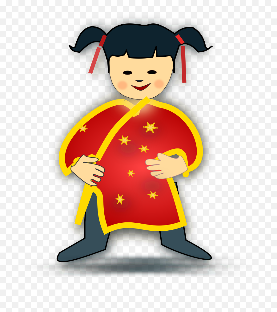 Girl Person Clipart - Chinese Person Clipart Emoji,Chinese Girl Emoji
