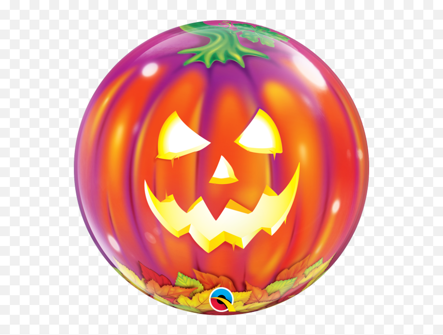 Bubble 22 Jack Ou0027 Lantern Pumpkin - Transparent Halloween Balloons Emoji,Jack O Lantern Emoji