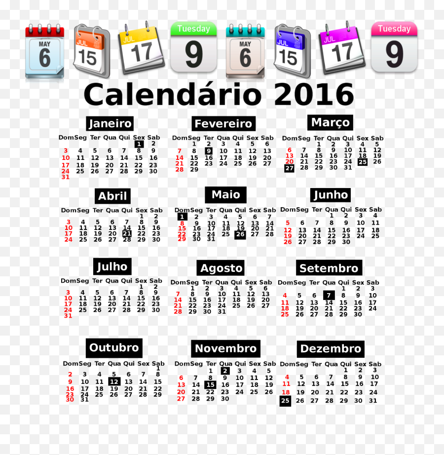 Calendário 2016 Com Feriados Sp - Gummy Bear Font Download Emoji,Emoticons Secretos Facebook Como Fazer