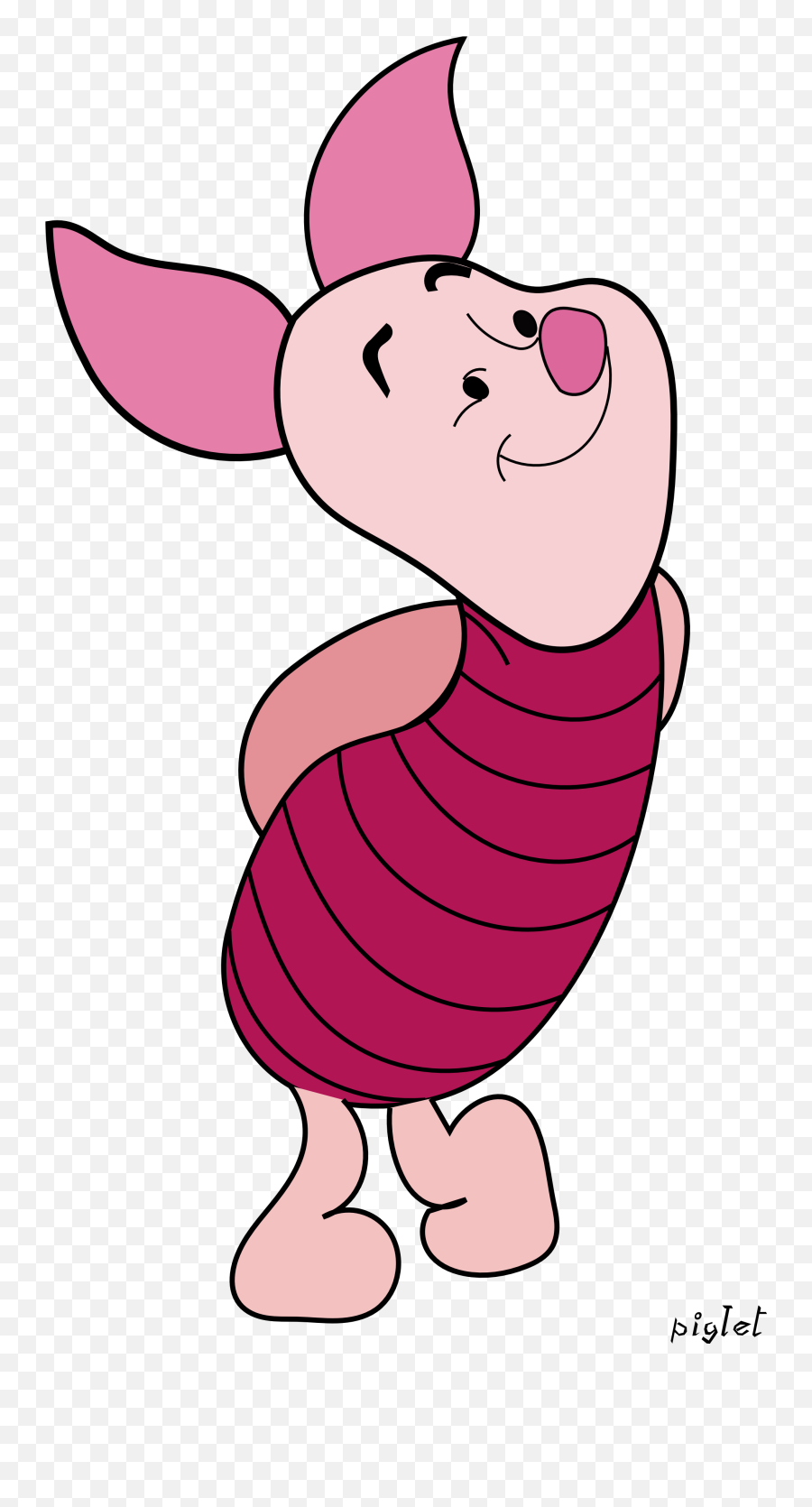 Free Cartoon Piglet Download Free Clip Art Free Clip Art - Transparent Background Piglet Winnie The Pooh Png Emoji,Honey Pig And Tiger Emoji