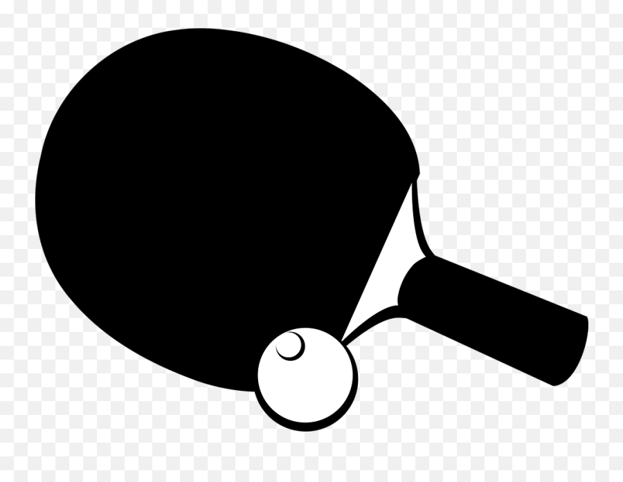 Table Tennis Logo Png - Table Tennis Logo Black Emoji,Table Tennis Emotions