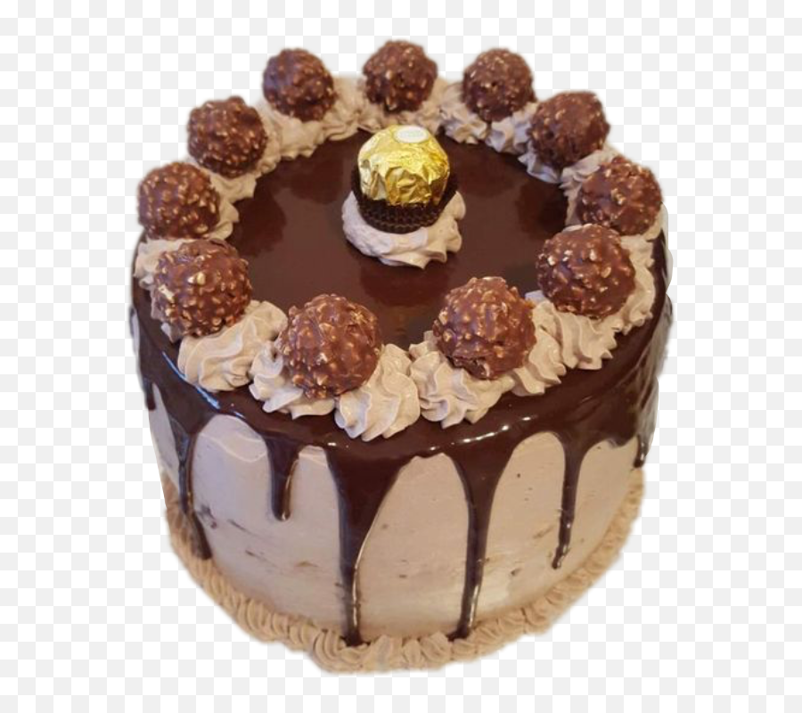 Ferrero Rocher Gateau Chocolat Sticker - Torta De Nutella Y Ferrero Rocher Emoji,Gateau Emoji