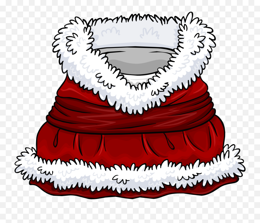 Claus - Ette Outfit Club Penguin Wiki Fandom Miss Claus Outfit Clipart Emoji,Mrs Claus Emoji