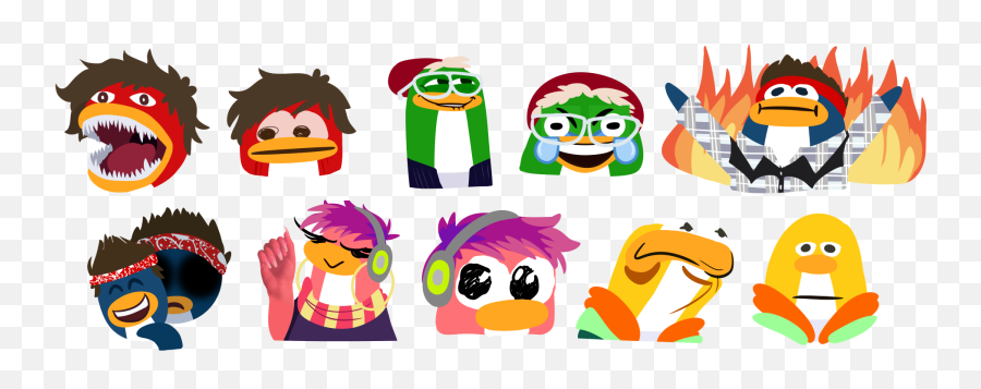 Maci 4 Comms Slots Available On Twitter Hey Club - Club Penguin Cursed Emojis,Penguin Emoji