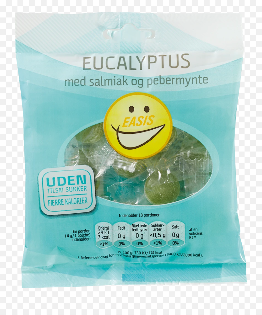 Easis Hard Boiled Eucalyptus Candy - Easis Bolsjer Emoji,Salt Emoticon Facebook