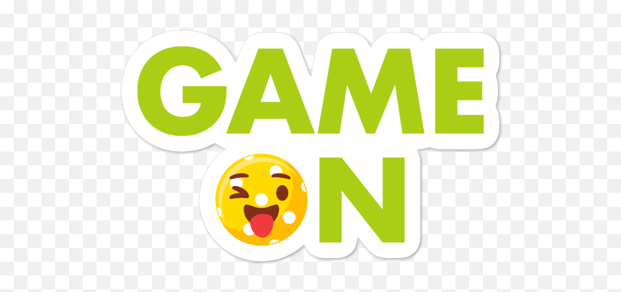 Game On Pickleball Emoji Sticker - Happy,Pickleball Emoji