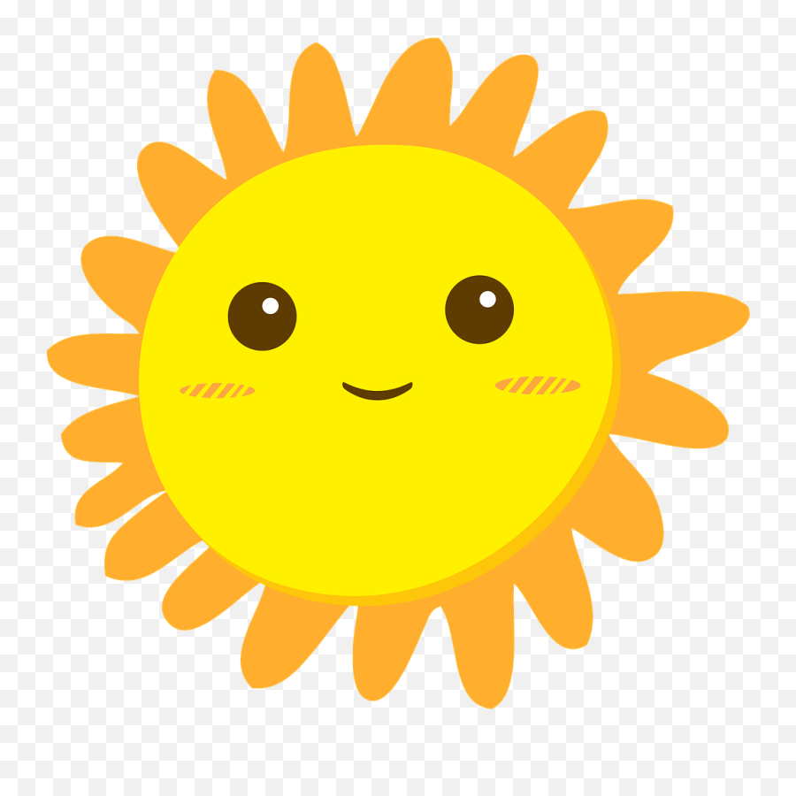 Sun Smiley Cartoon - June Is The Favorite Month Of The Year Emoji,Bunny Girl Phone Emoticon