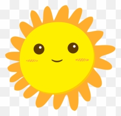 Sun Smiley Cartoon - June Is The Favorite Month Of The Year Emoji,Bunny Girl Phone Emoticon