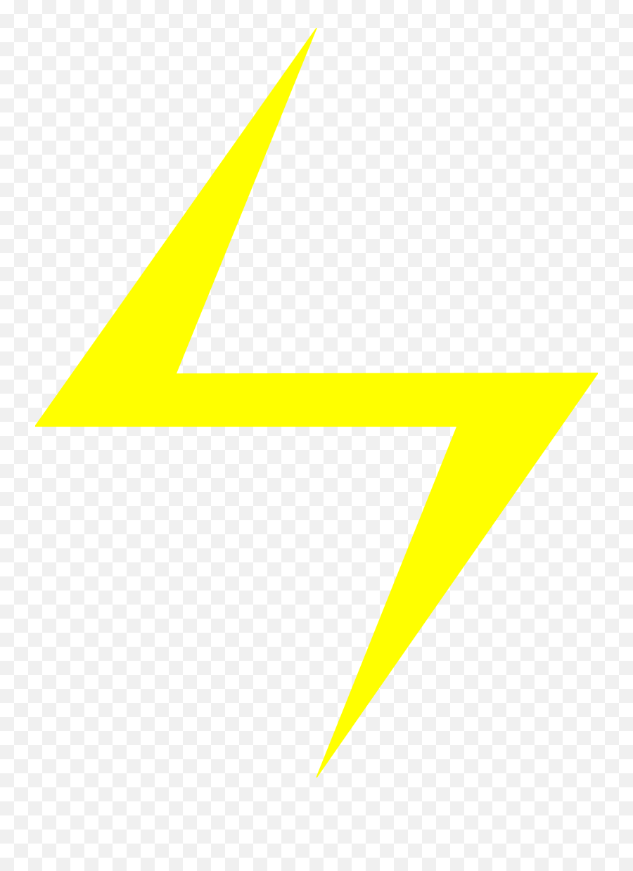 Lightning Bolt Png Lightning Bolt - Transparent Png Yellow Lightning Bolt Clipart Emoji,Lightning Bolt Emoji .png