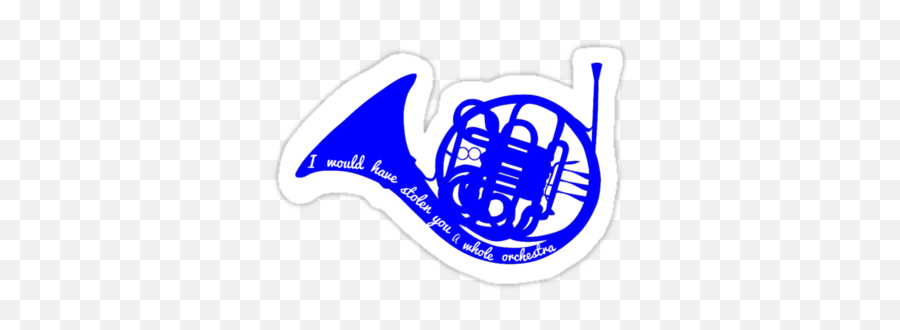 Blue French Horn I Met Your Mother - Met Your Mother Blue French Horn Emoji,French Horn Emoji