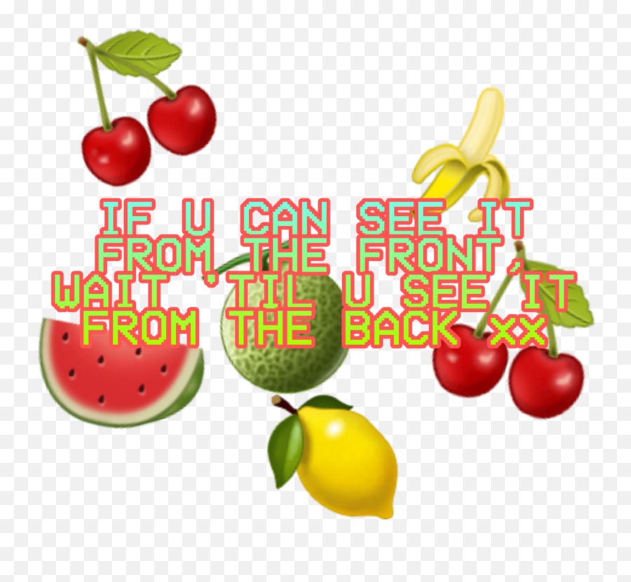 Aesthetic Text Vaporwave Vcr Vhs - Superfood Emoji,Sexy Emojis Fruits
