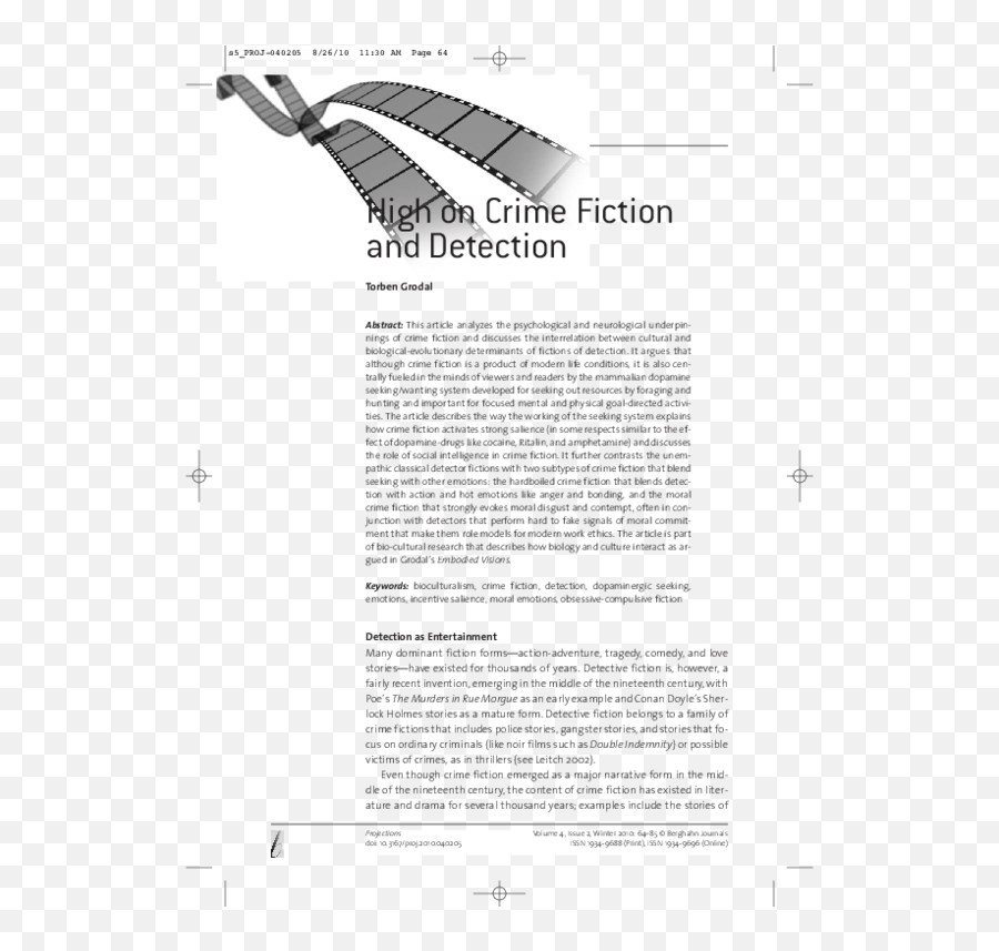 Pdf High On Crime Fiction And Detection Torben Grodal - Document Emoji,Will Leitch 