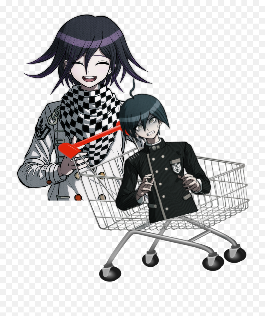 Walmart Shopping Danganronpa Sticker - Kokichi X Shuichi Memes Emoji,Emoji Stickers Walmart