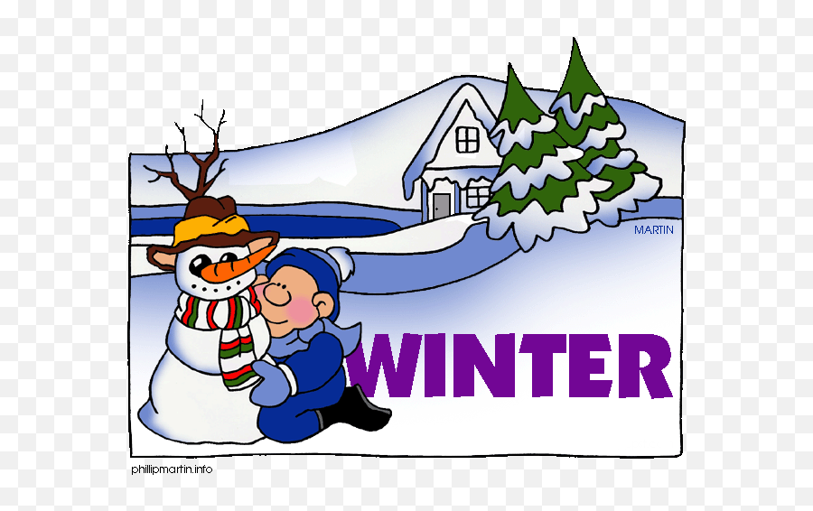 Winter School Cliparts Png Images - Seasons Winter Clipart Emoji,Winter Weather Emoticon