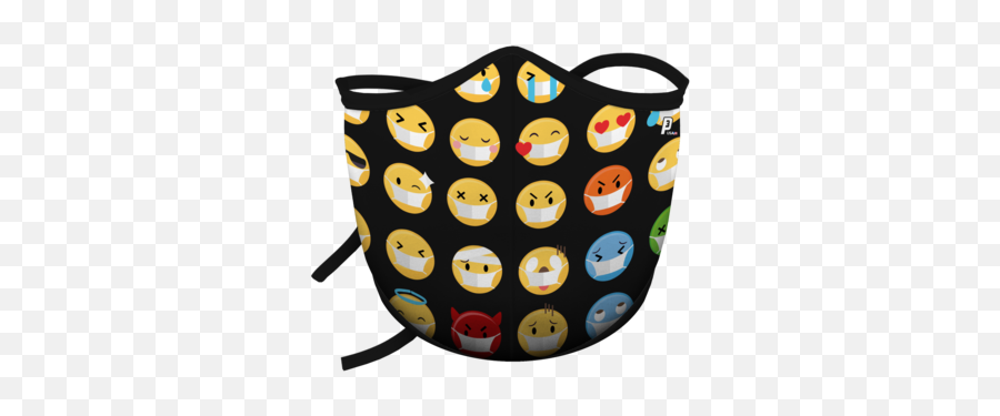 Face Coverings Made In The Usa By P3 Gear - Happy Emoji,No Boys Allowed Emoticon For Facebook
