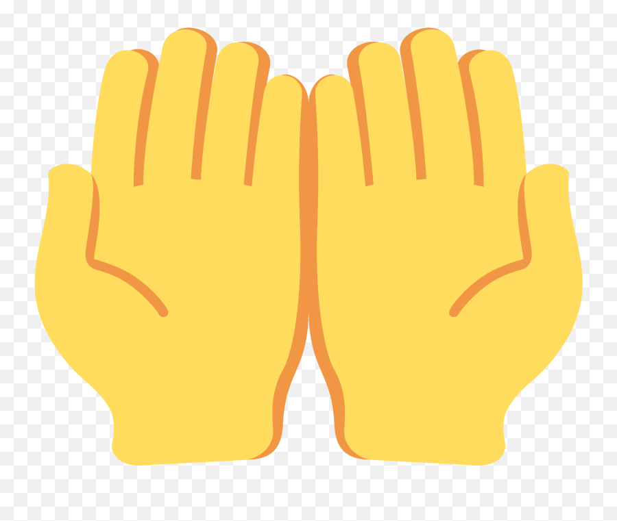 Palms Up Together Emoji - Palms Up Together Emoji,Hand Up Emoji
