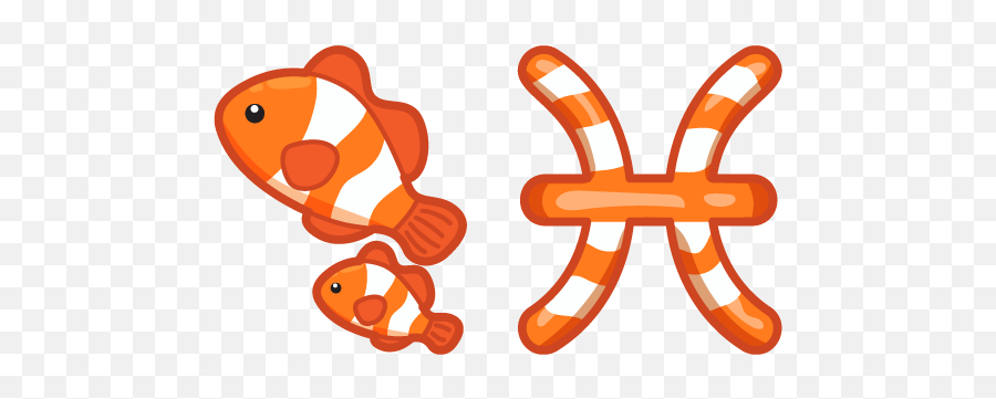 Cute Zodiac Sign Pisces In 2021 Zodiac Signs Pisces - Pisces Cursor Emoji,The Zodiac Sign Emojis
