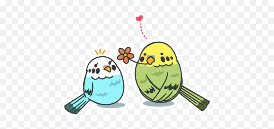 Stickers For Whatsapp Cute Parakeet Emoji,Cute Small Emoji Sticker