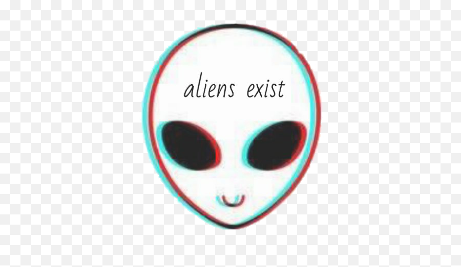 The Newest Aliensarereal Stickers On Picsart Emoji,Alien Face Emoticon Text