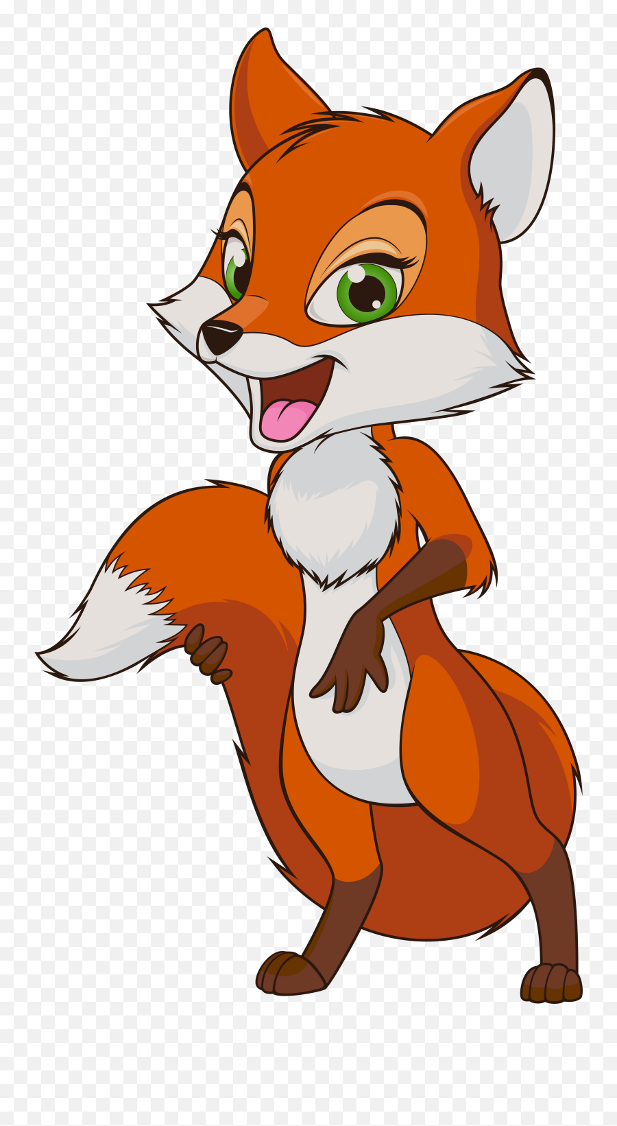 Funny Cartoon Fox Png U0026 Free Funny Cartoon Foxpng - Fox Cartoons Emoji,Fox Emoji Android