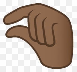 Pinch Joypixels Sticker - Pinch Joypixels Just A Pinch Emoji,Brown Finger Pointing Emoji