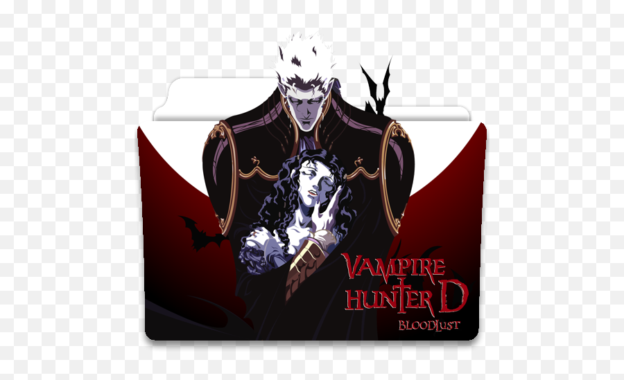 Vampire Hunter D Bloodlust 2000 Folder Icon - Designbust Emoji,Vampire Text Emoji