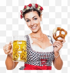 Oktoberfest Woman Femme - Beer Glassware Emoji,Emoji Answers Oktoberfest