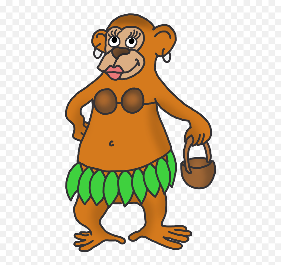 Lucu - Funny Monkeys Clipart Emoji,Download Emoticon Lucu