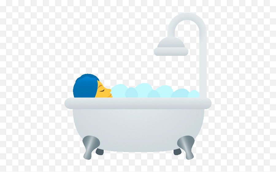 Person Taking Bath Objects Gif - Water Tap Emoji,Shower Head Emoji