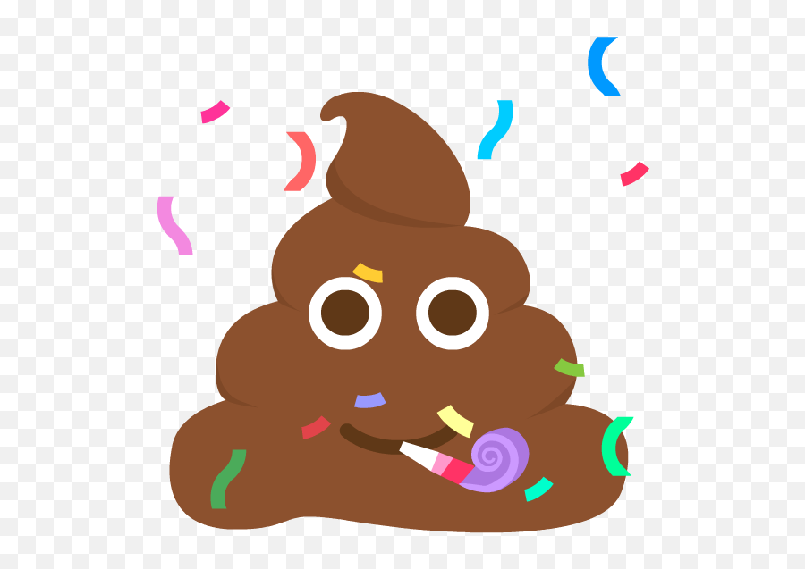 Pile Of Poo Emoji Sticker Feces Clip Art - Emoji Png Animated Cute Poop Emoji,Thunderstorm Emoji