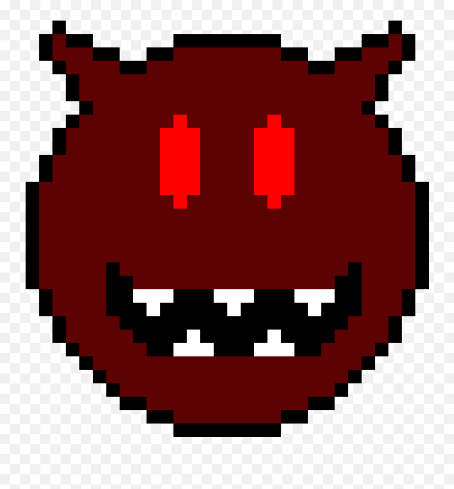 Pixilart - Escudo Capitan America Pixel Art Emoji,Smiling Devil Emoticon