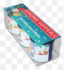 Gnome Sippers Cocoa Gift Set Three 3oz Round Tins - Cardboard Packaging Emoji,Sipper Emoji