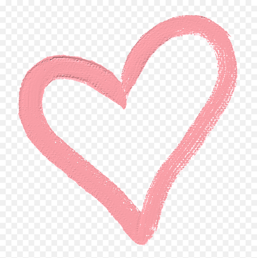 Pink Sticker - Transparent Pink Love Heart Emoji,Red Emotion Texture
