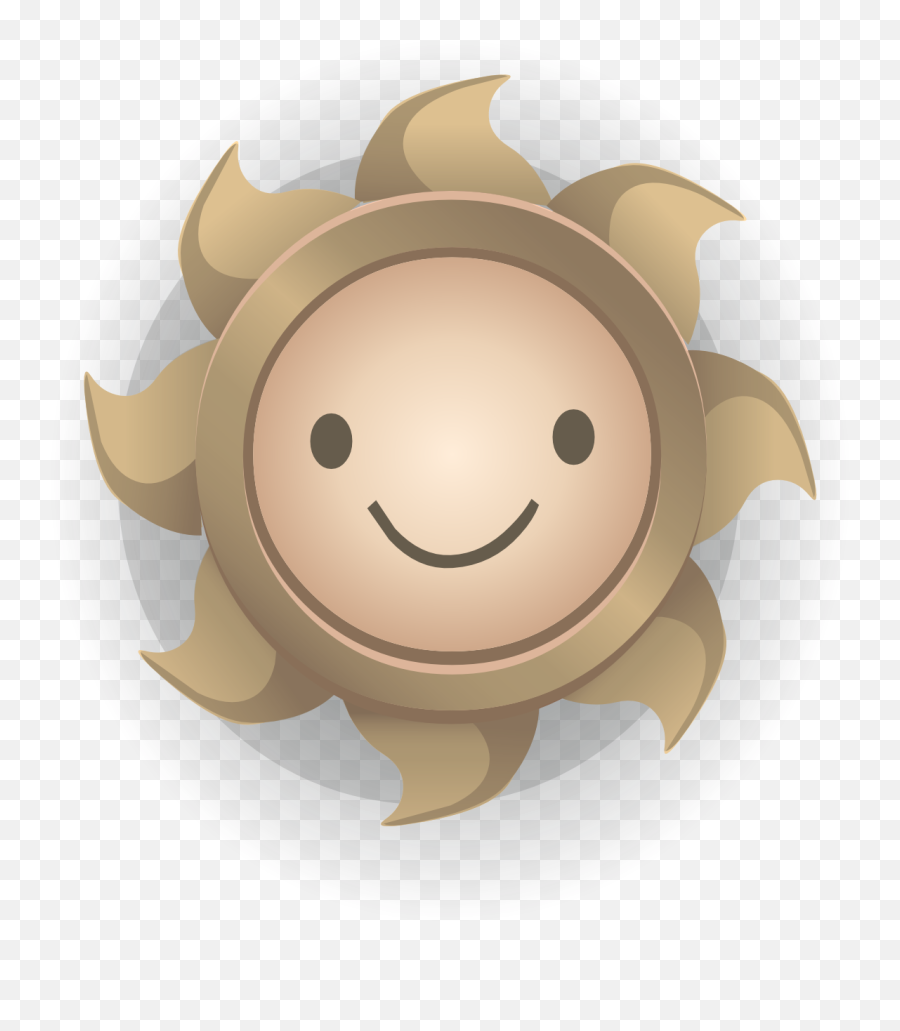 Yellow Smiling Sun As An Illustration - Happy Emoji,Emoticon Sunshine Face