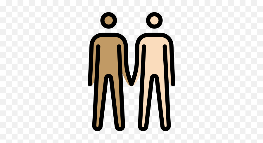Two Men Shaking Hands With Medium Skin - Magkakahawak Kamay Emoji,Hand Shaking Emoticon
